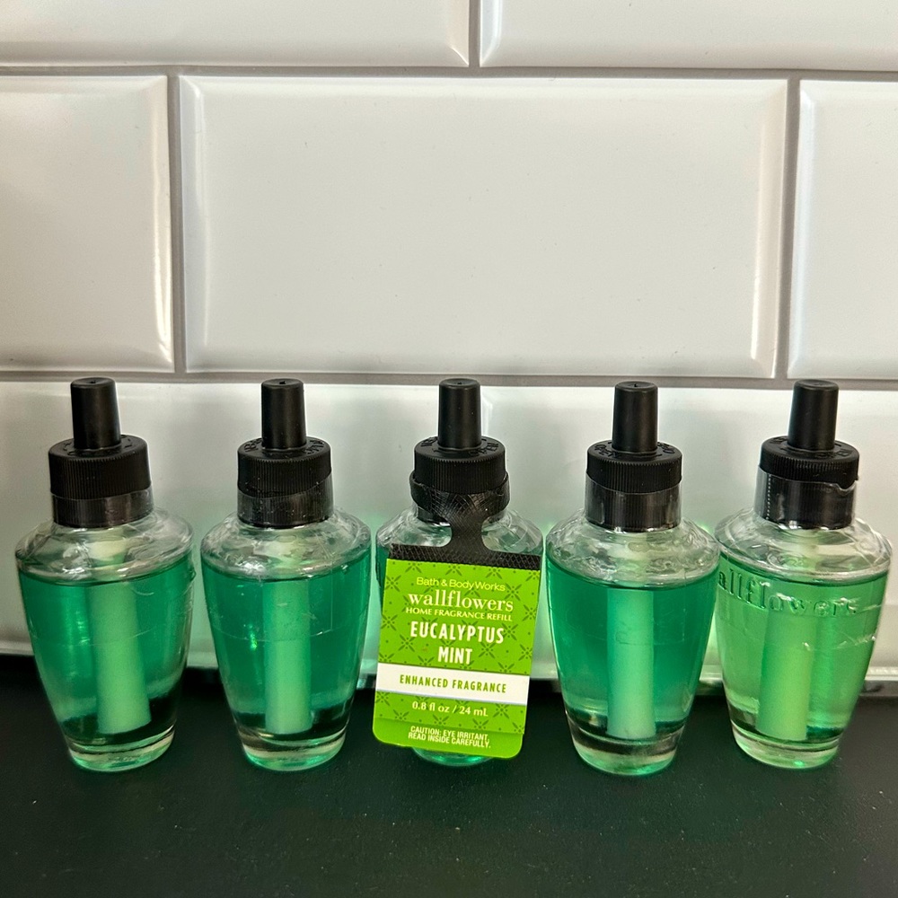 5 Eucalyptus Mint Wallflower Refills
